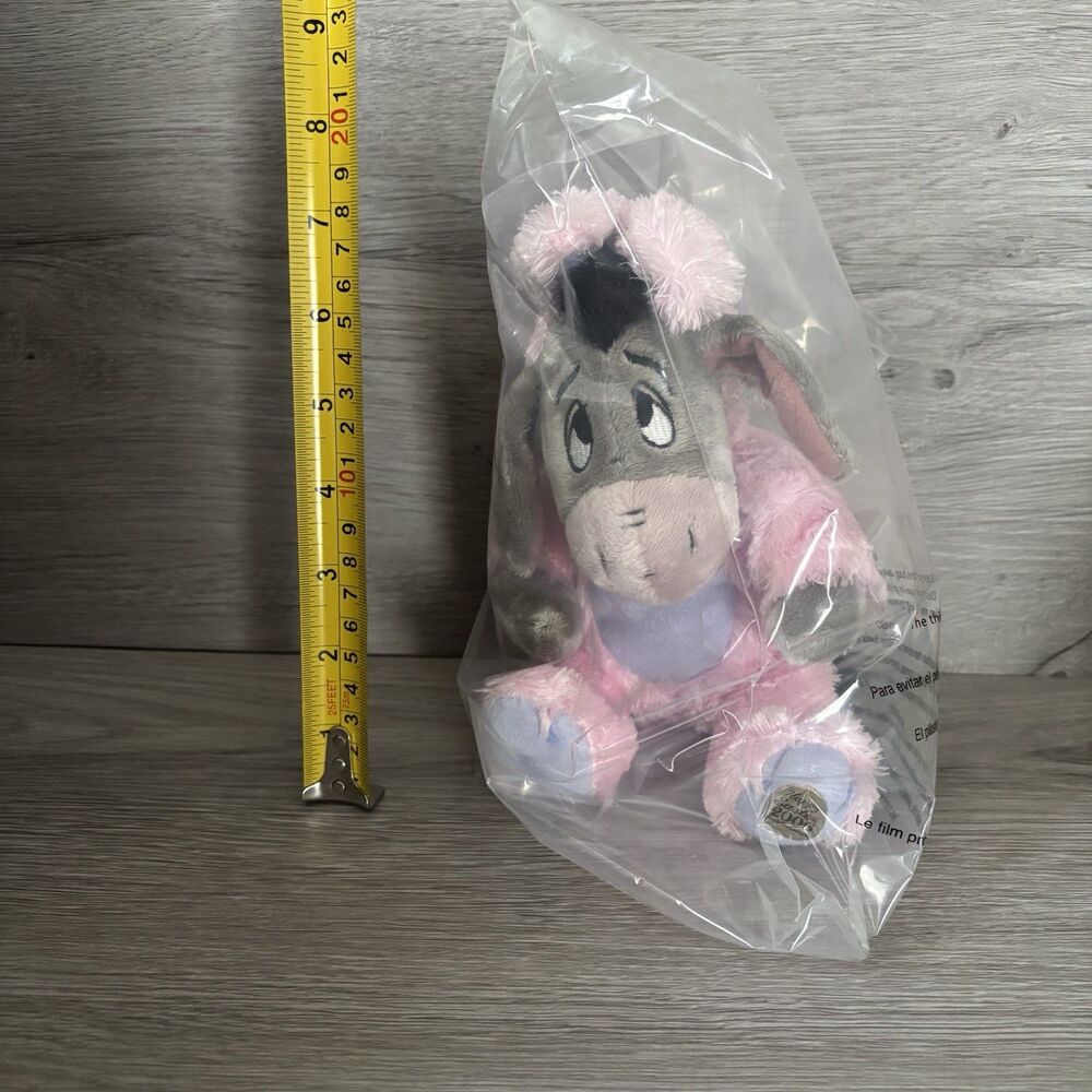 Disney Eeyore Bunny Easter Plush 2006 Walt Disney World Happy Easter 7” - Picture 7 of 10